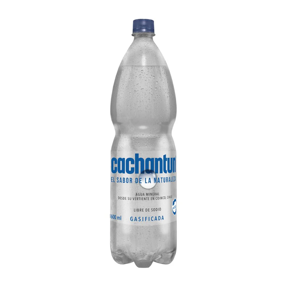 Click para tamaño original Agua mineral Cachantun Gasificada 1.6 L