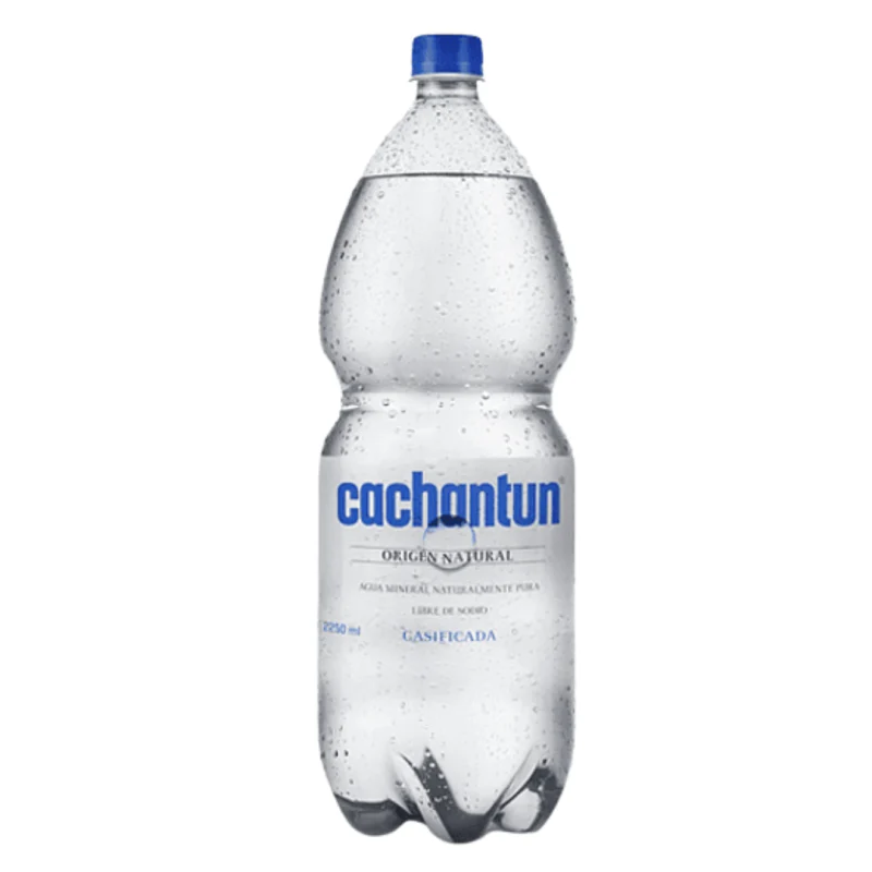 Click para tamaño original Agua mineral Cachantún gasificada 2.5L