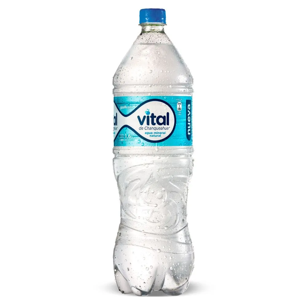 Click para tamaño original Agua mineral con gas Vital 1.6L