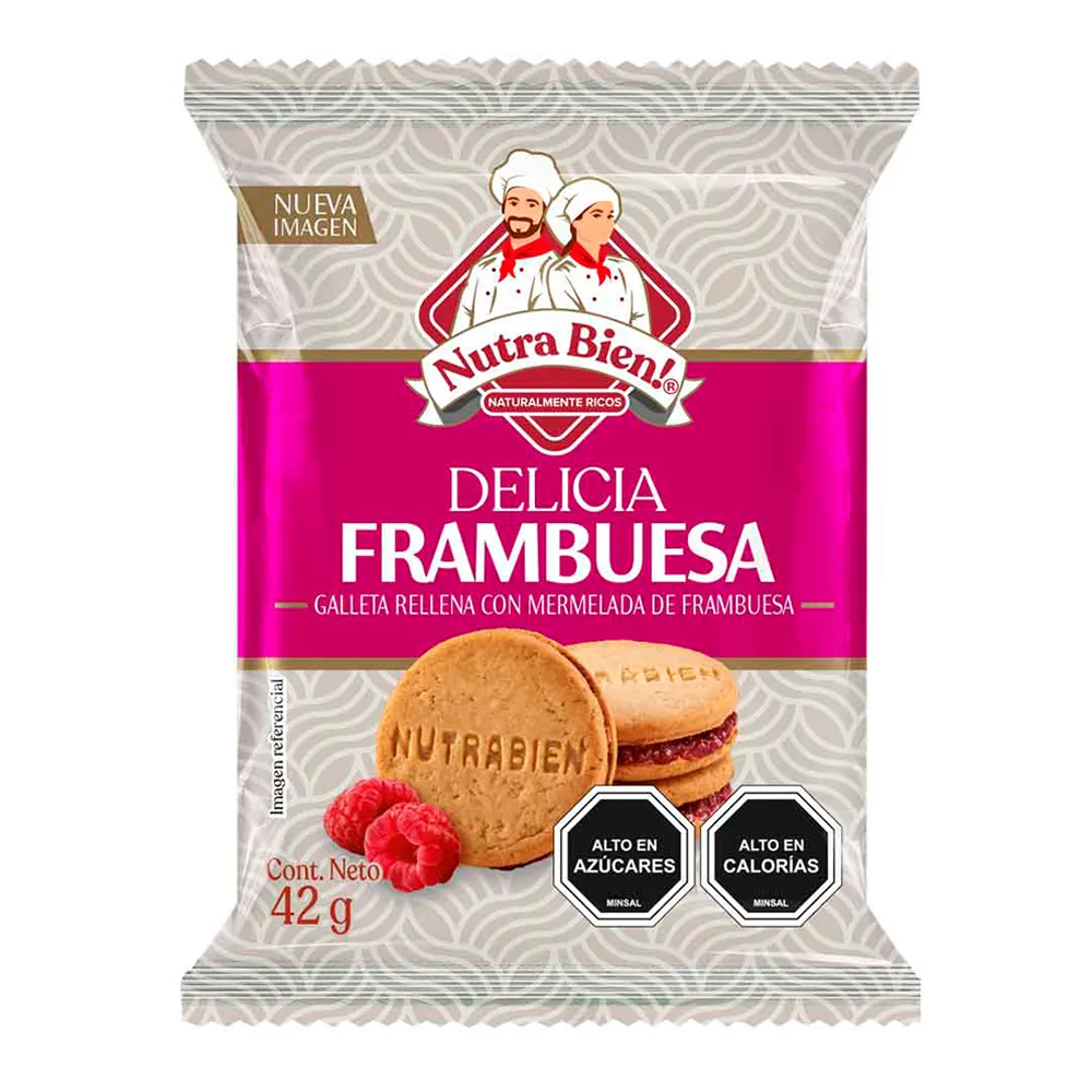 Alfajor delicia frambuesa Nutra bien 42g (24)