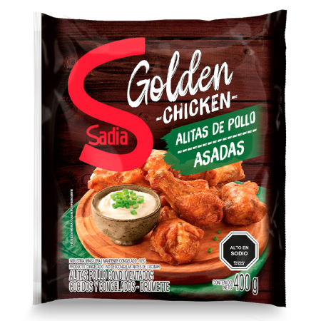 Click para tamaño original alitas de pollo asadas Golden Chicken Sadia 400g (12)