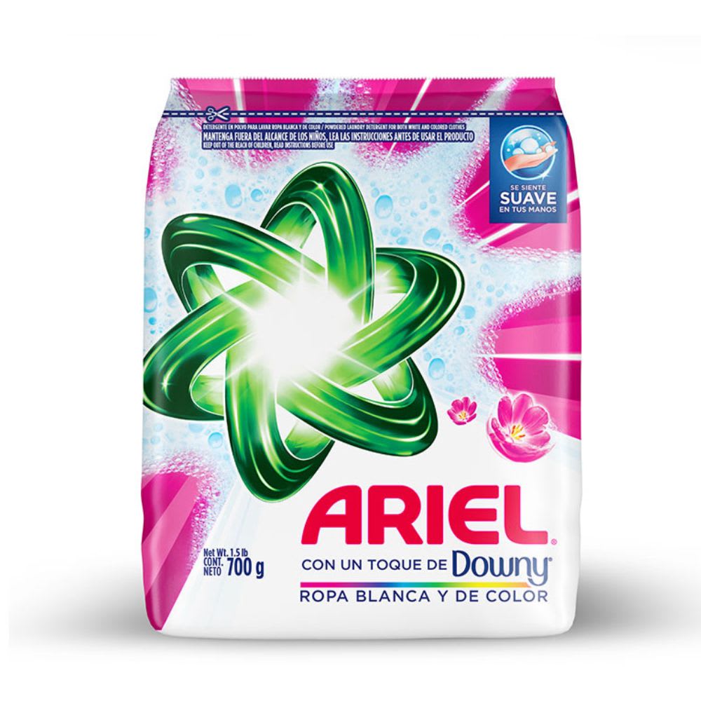 Ariel detergente en polvo downy 700g (14)