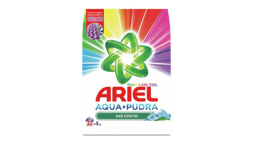 Ariel detergente polvo aqua pudra 5kg