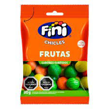 Chicles de frutas Fini 80 g (12)