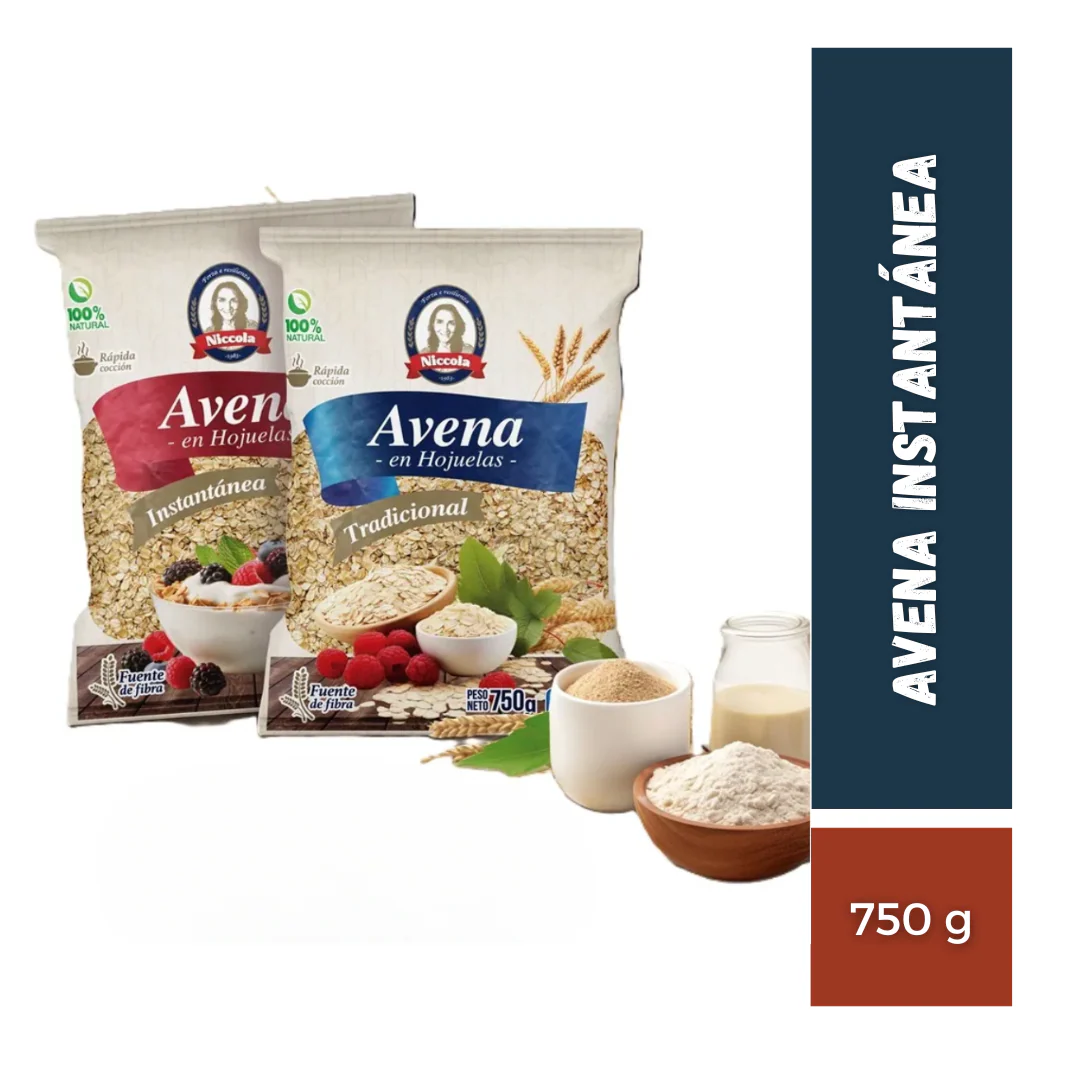 Avena instantánea Niccola 750g (10)