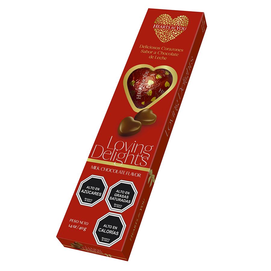Bombón Corazon caja Hearts for you 40 g (48)