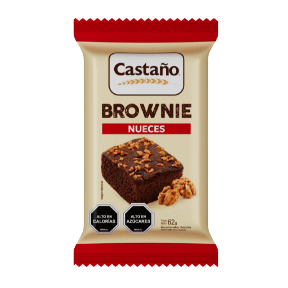Brownie nueces Castaño 62g (24)