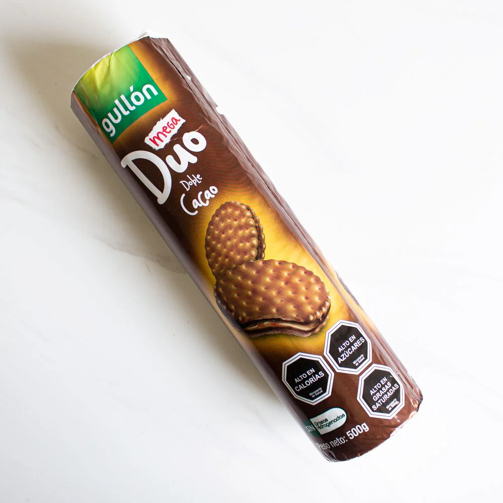 Galleta Mega Duo Cacao Gullón 500  g (20)
