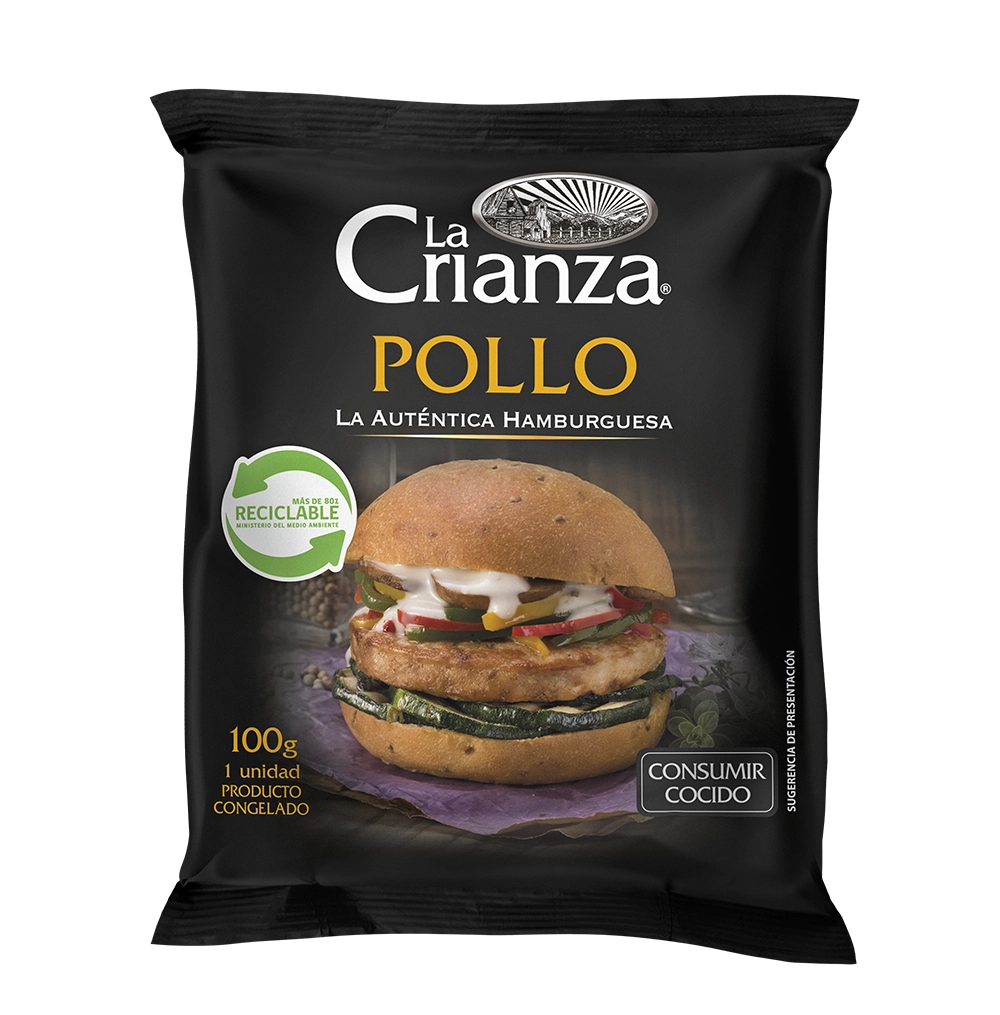 Hamburguesa de pollo La Crianza 100 g (56)
