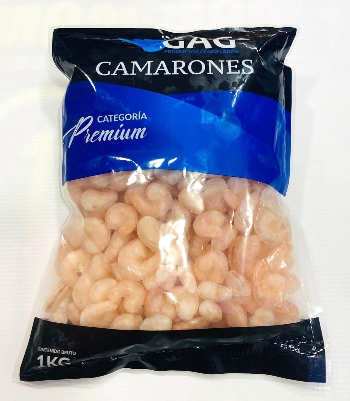 Camarón cocido pelado importado gac 1k