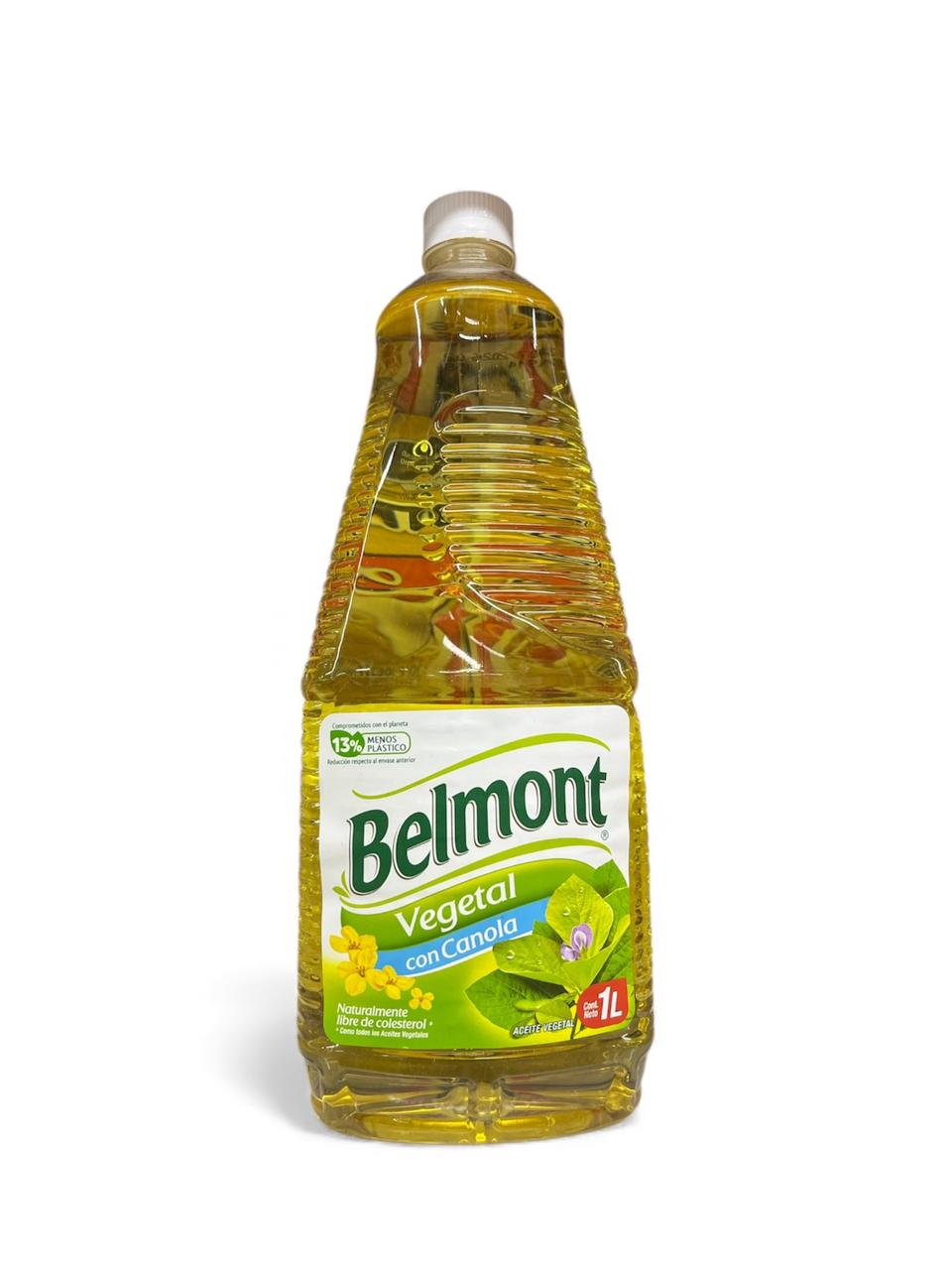 Aceite  Vegetal Con Canola Belmont 1L (12)