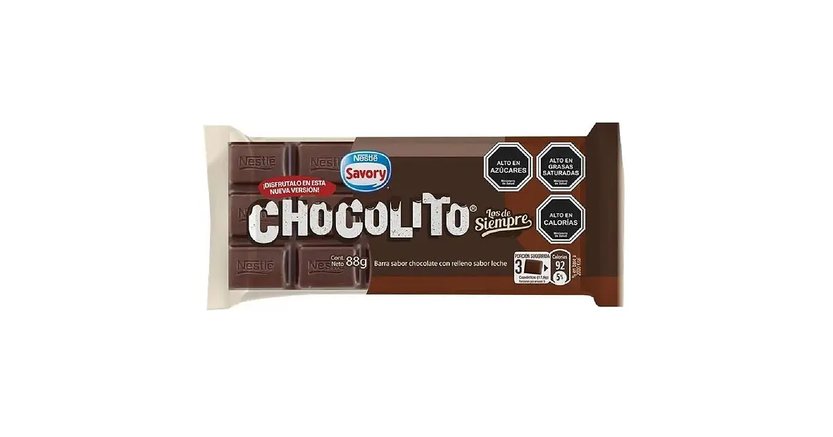 Barra de chocolate Chocolito Nestle 88g (20)