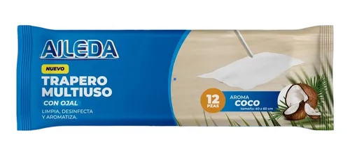 Aileda Trapero húmedo desinfectante coco 12u.(10)