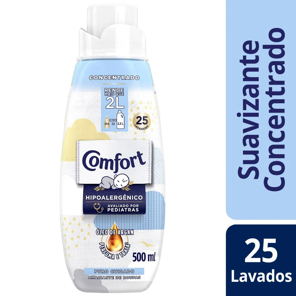 Comfort suavizante de ropa Hipoalergenico 500ml (12)