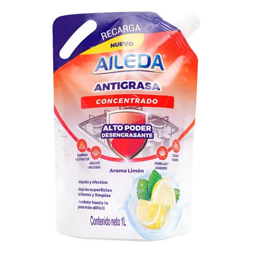 Aileda Antigrasa Concentrado Recarga 1L (12)