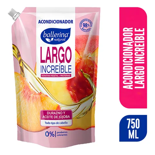 Ballerina Acondicionador Largo Increíble 750ml (12)