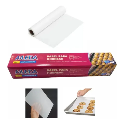 Aileda rollo papel mantequilla 5 metros (100)