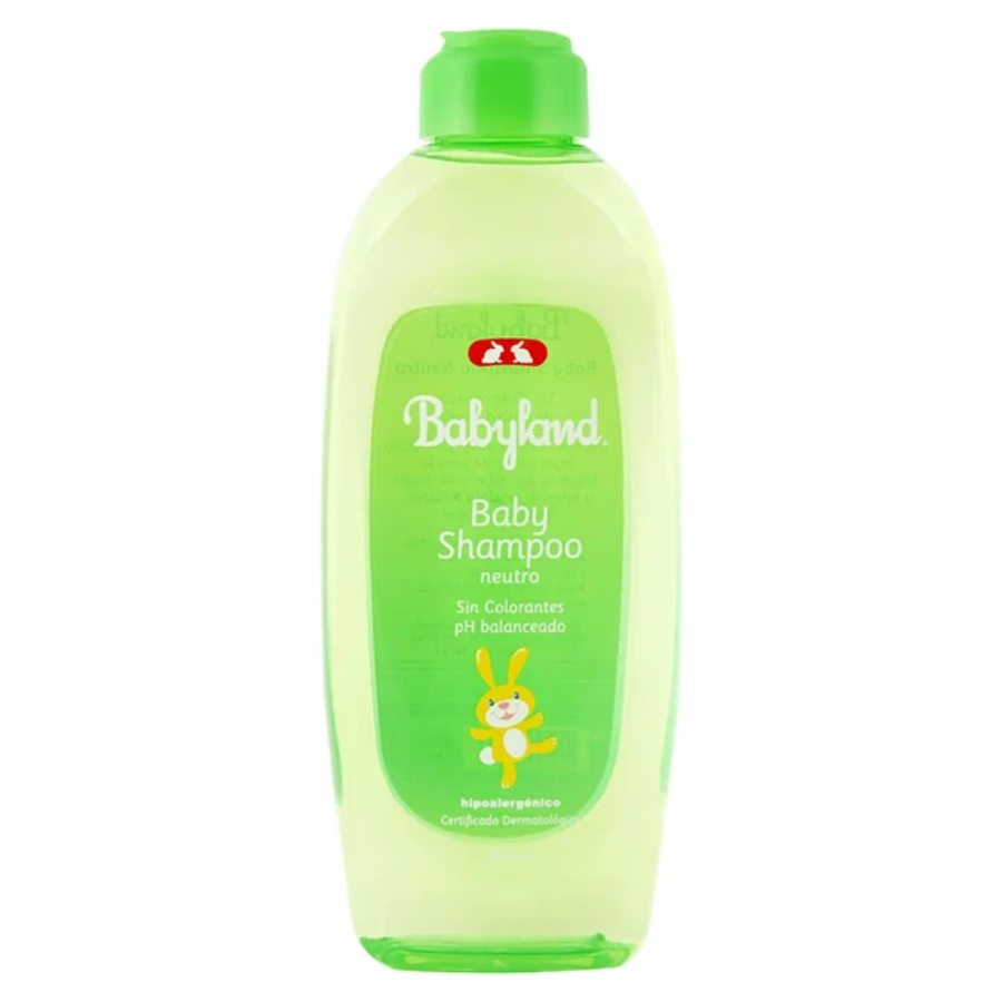 Babyland Shampoo Neutro Sin Colorantes 410 ml (12)