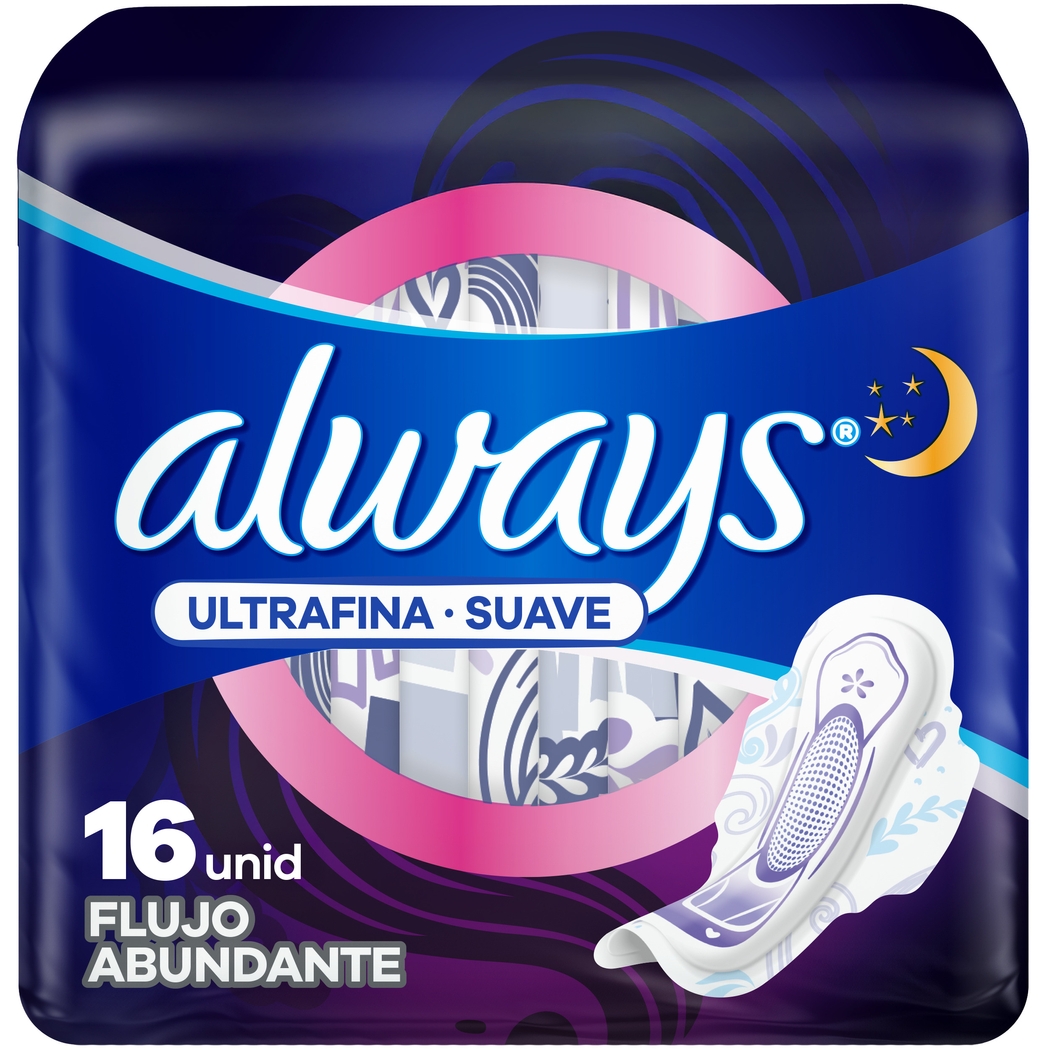 Always Toalla Higénica Nocturna u/fina 16u (12)