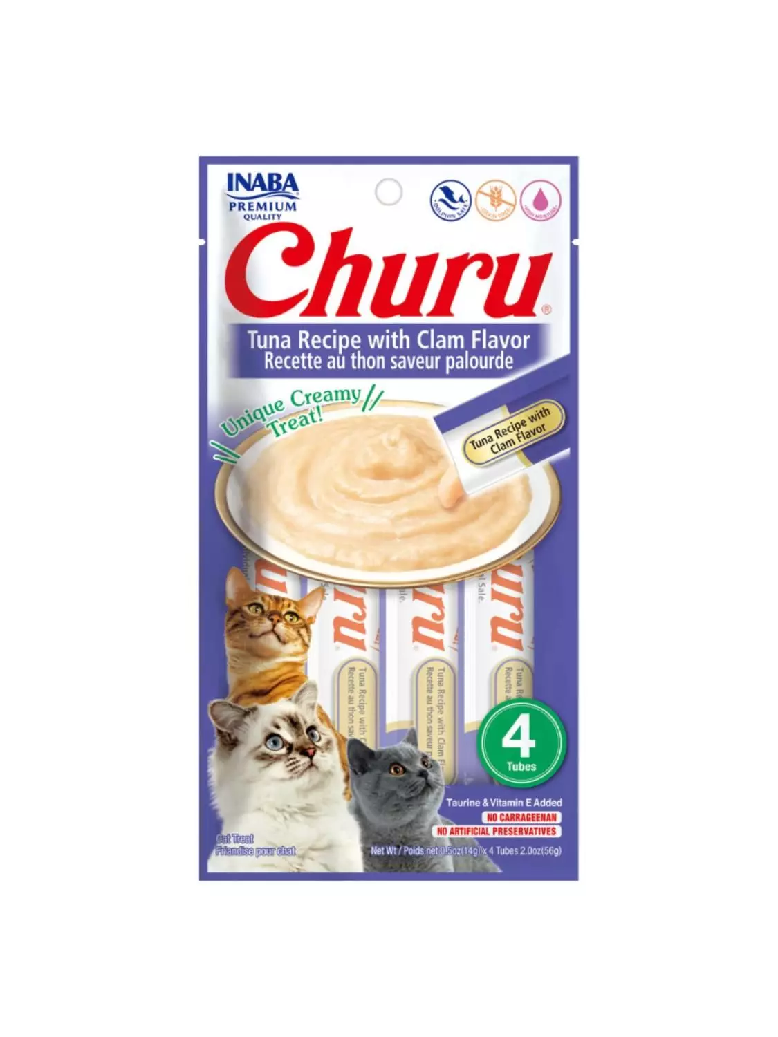 Churu x4 Gato Atún/Almeja 14g (6)