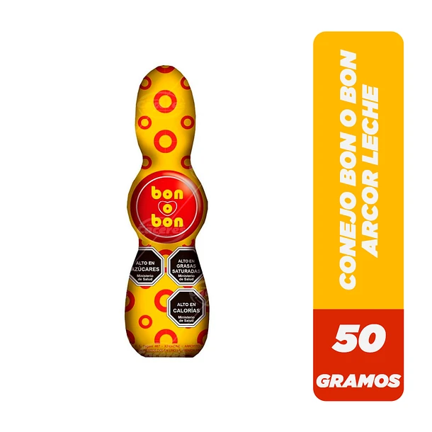 Conejo de Chocolate Bon o Bon 50g (12)