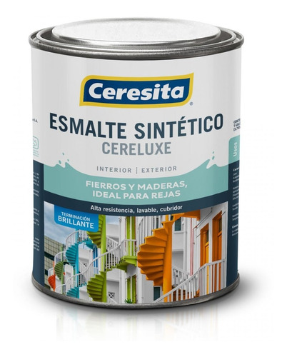 LITRO ESMALTE SINTETICO CERELUXE AZUL MODA