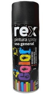 SPRAY NEGRO MATE 400ML REX