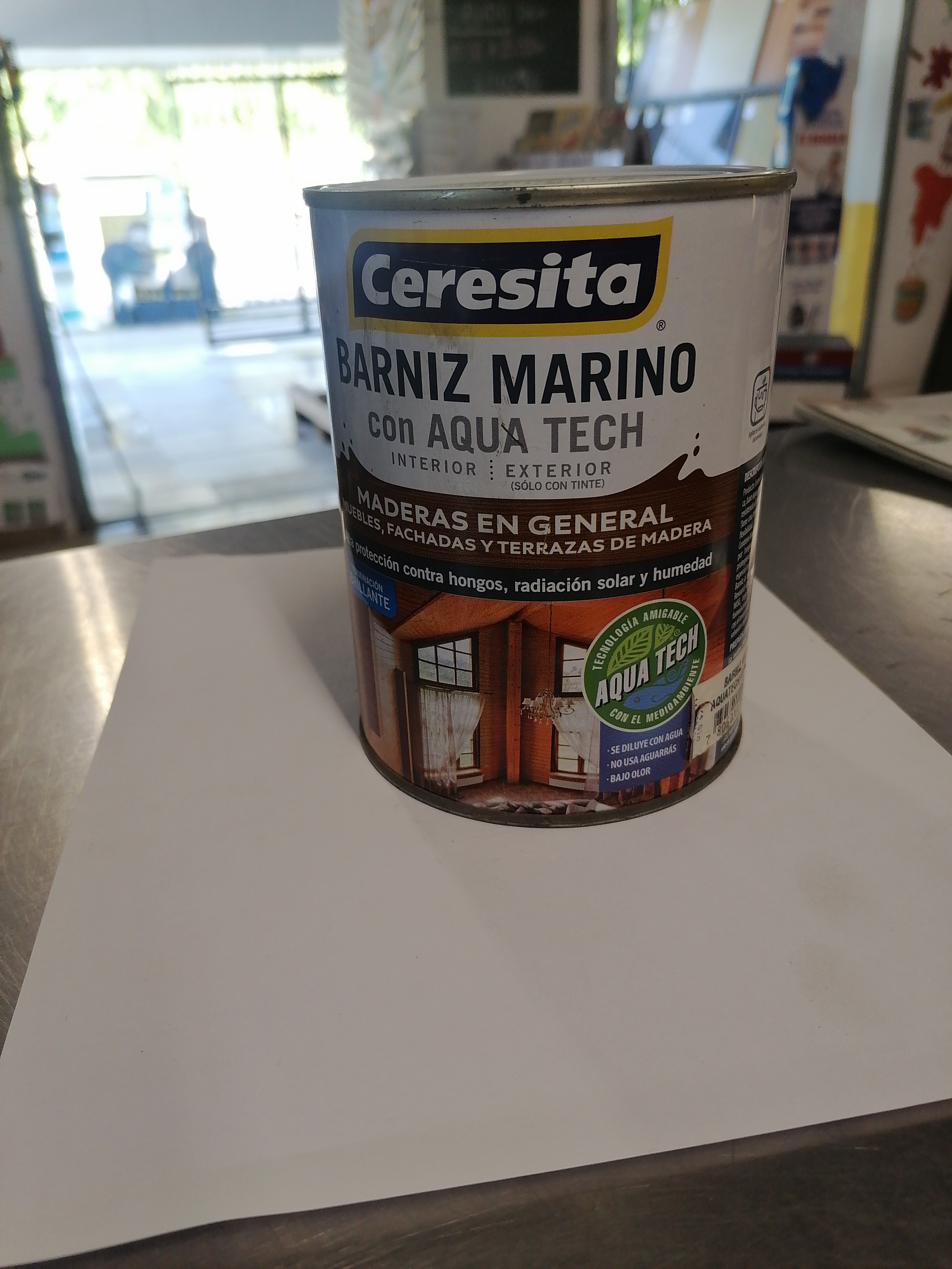 LITRO BARNIZ MARINO AGUATECH MAPLE