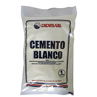 CEMENTO BLANCO BOLSA 1 KILO