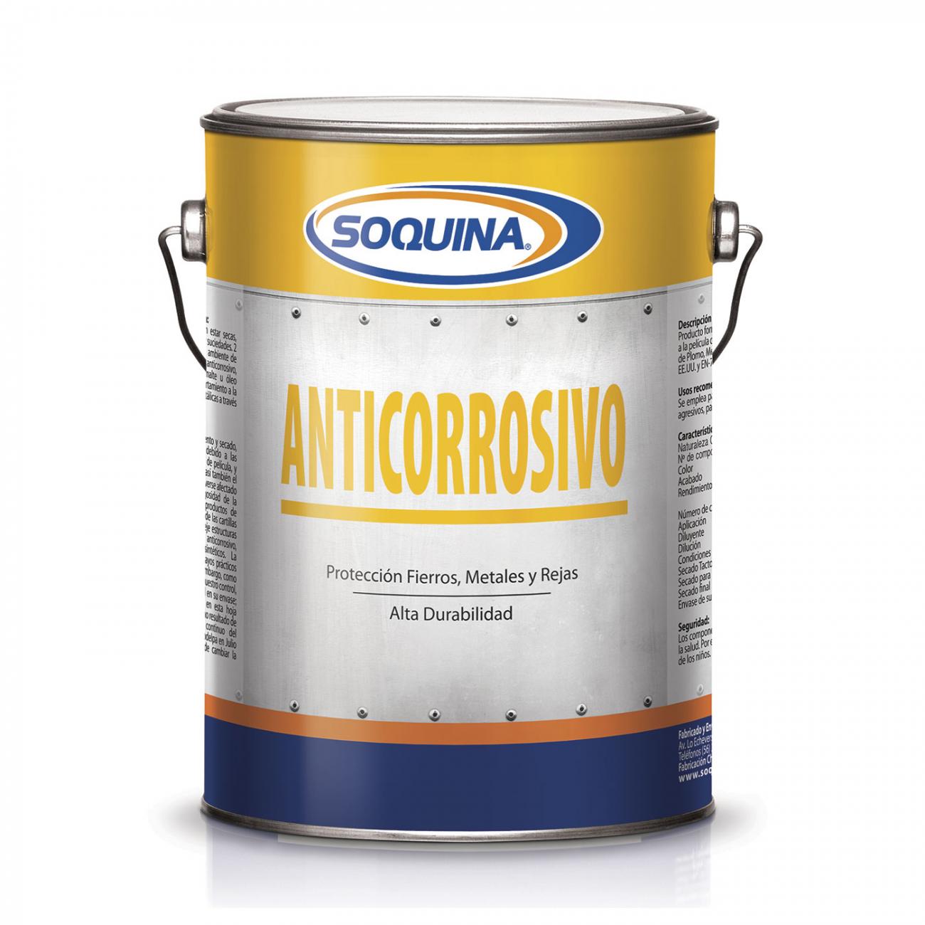 Click para tamaño original ANTICORROSIVO GRIS VERDOSO SOQUINA Galon
