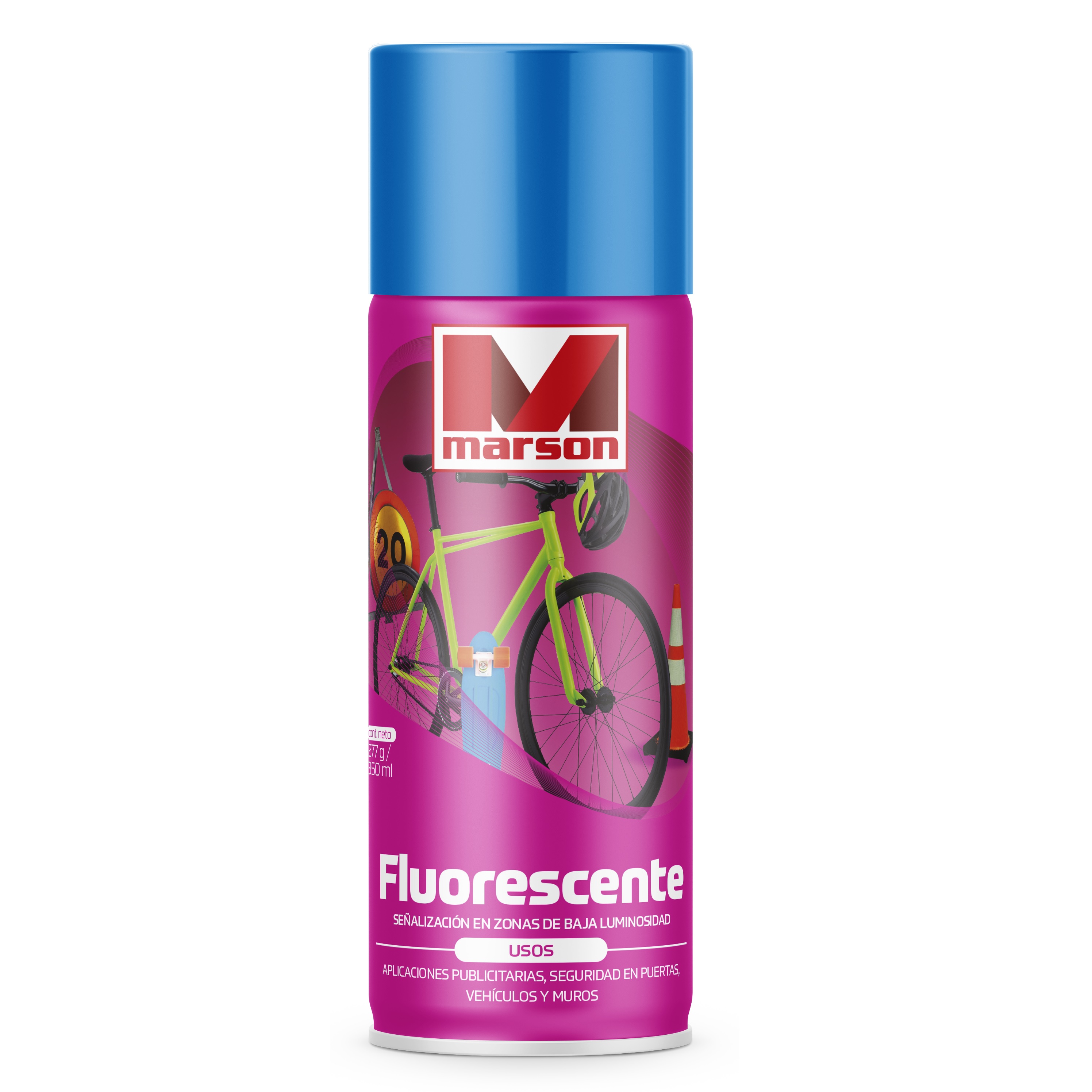 SPRAY FLUOR AZUL MARSON