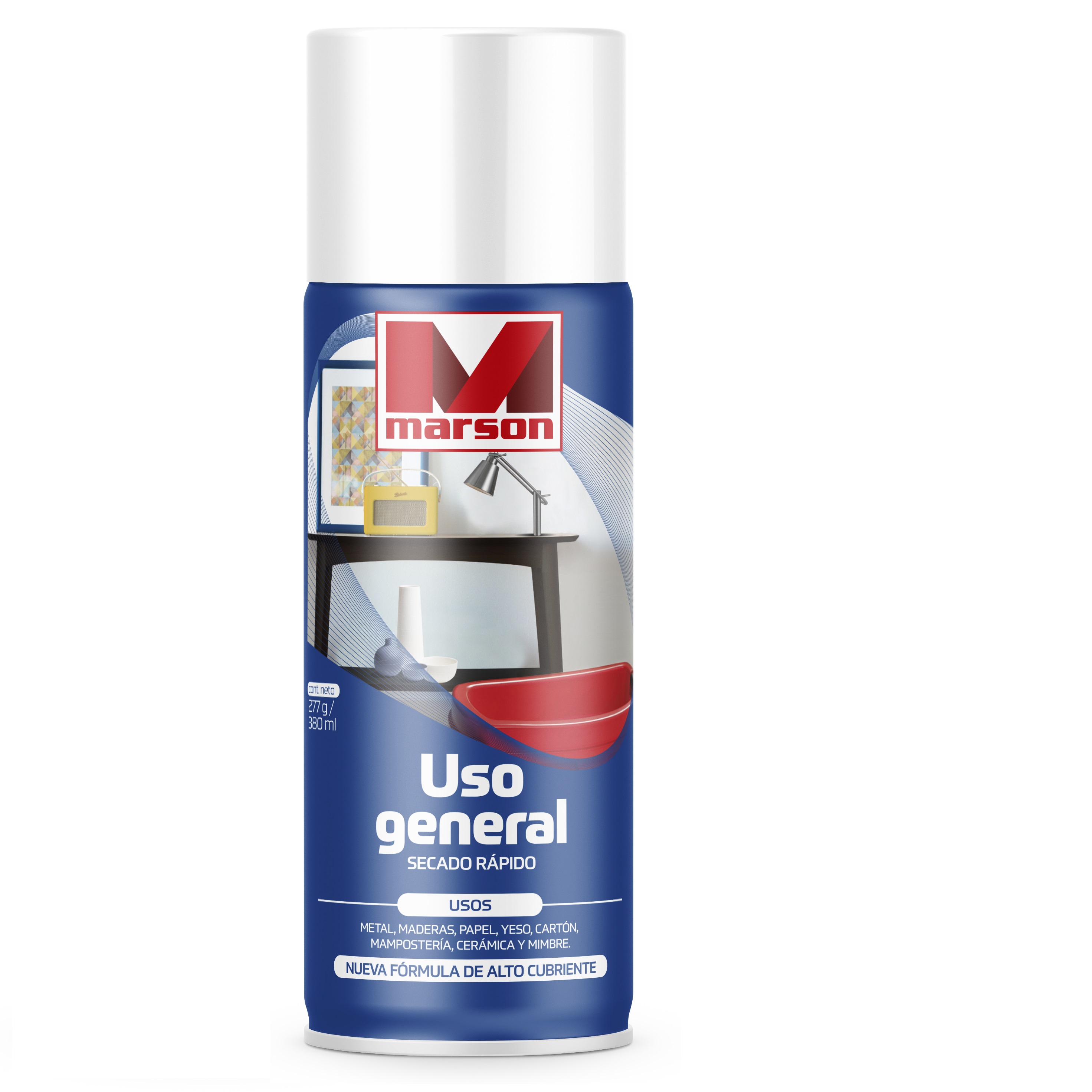 Click para tamaño original SPRAY BLANCO BRILLANTE MARSON