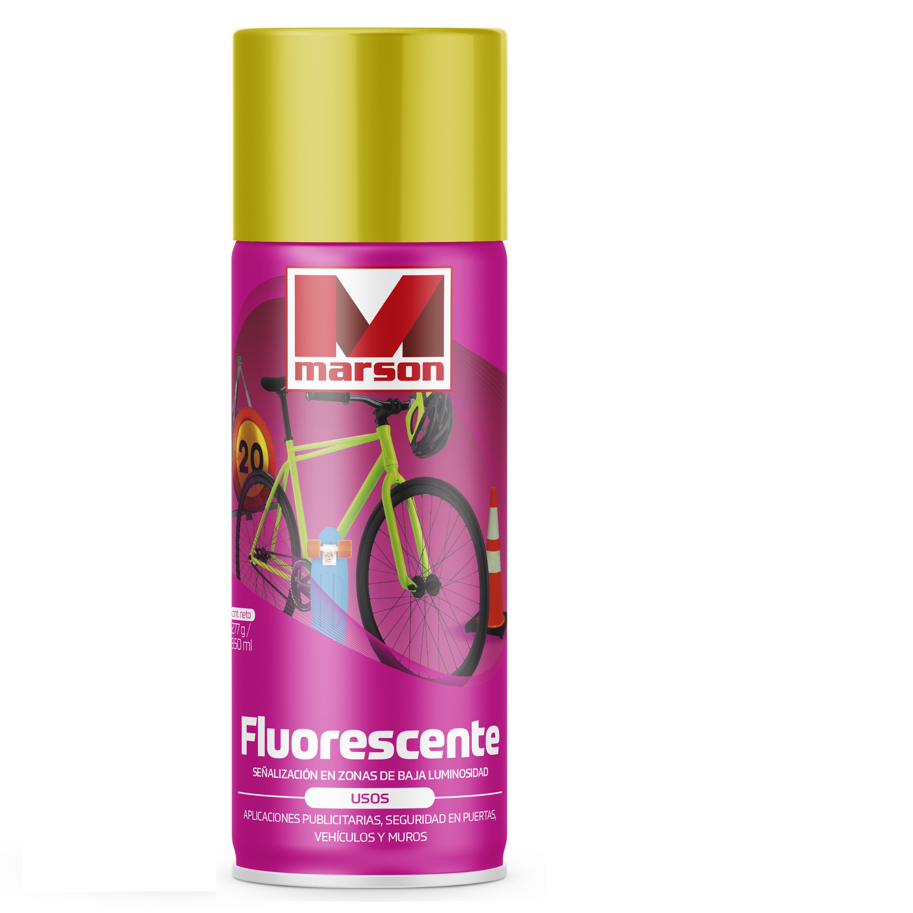 SPRAY FLUOR AMARILLO MARSON