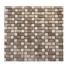 Click para tamaño original 30 X 30 MALLA MARMOL BICOLOR DECORALIA
