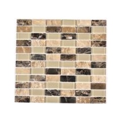 Click para tamaño original 30 X 30 MALLA RECT. TERRA CAFE/BEIGE DECORALIA