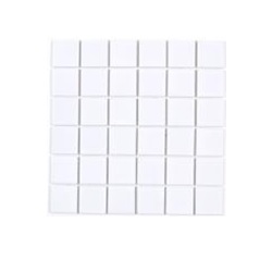 Click para tamaño original 30 X 30 MOSAICO BLANCO DECORALIA