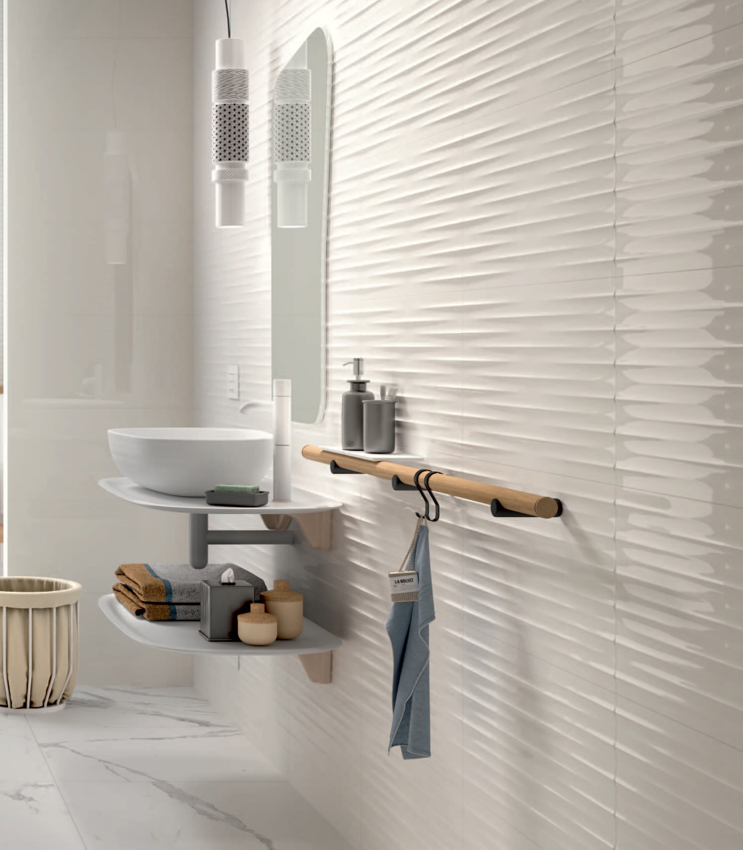 CERAMICA MURO 30 X 60 COL CODE 3D DR BIANCO 0.72 MT X CAJA 2DA. SELEC. MARAZZI