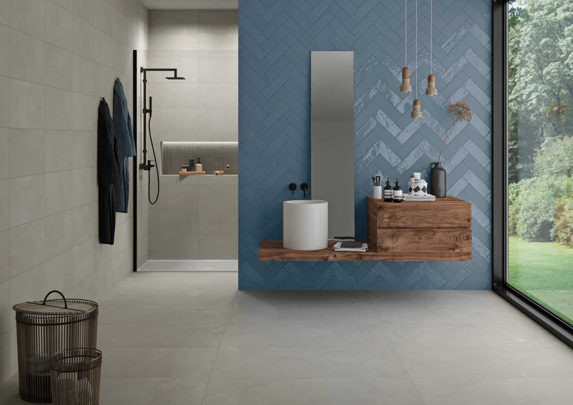 CERAMICA MURO 10 X 30 PICCA. BLU L 1.02 MT X CAJA 2DA. SELEC. MARAZZI