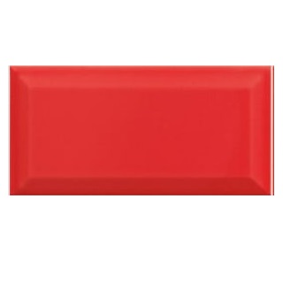 CERAMICA MURO 10 X 20 ROJO BISEL MAINZU 1.00 MT X CAJA