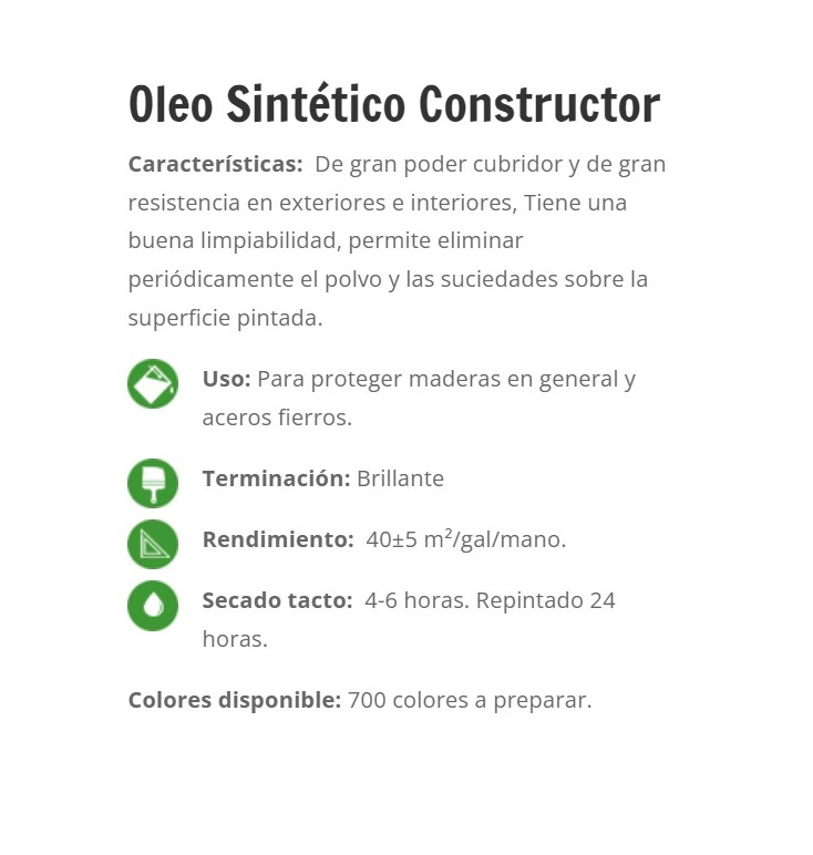OLEO CONSTRUCTOR BLANCO OSTRA SOQUINA Galon