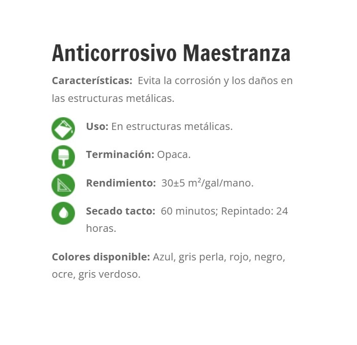 Click para tamaño original ANTICORROSIVO GRIS VERDOSO SOQUINA Galon