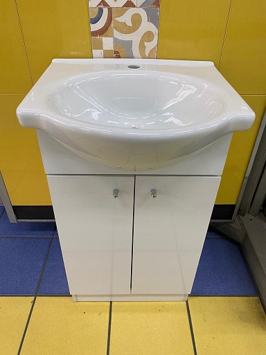 MUEBLE VANITORIO LOZA GEMMA 50 X 33 X 80 BLANCO