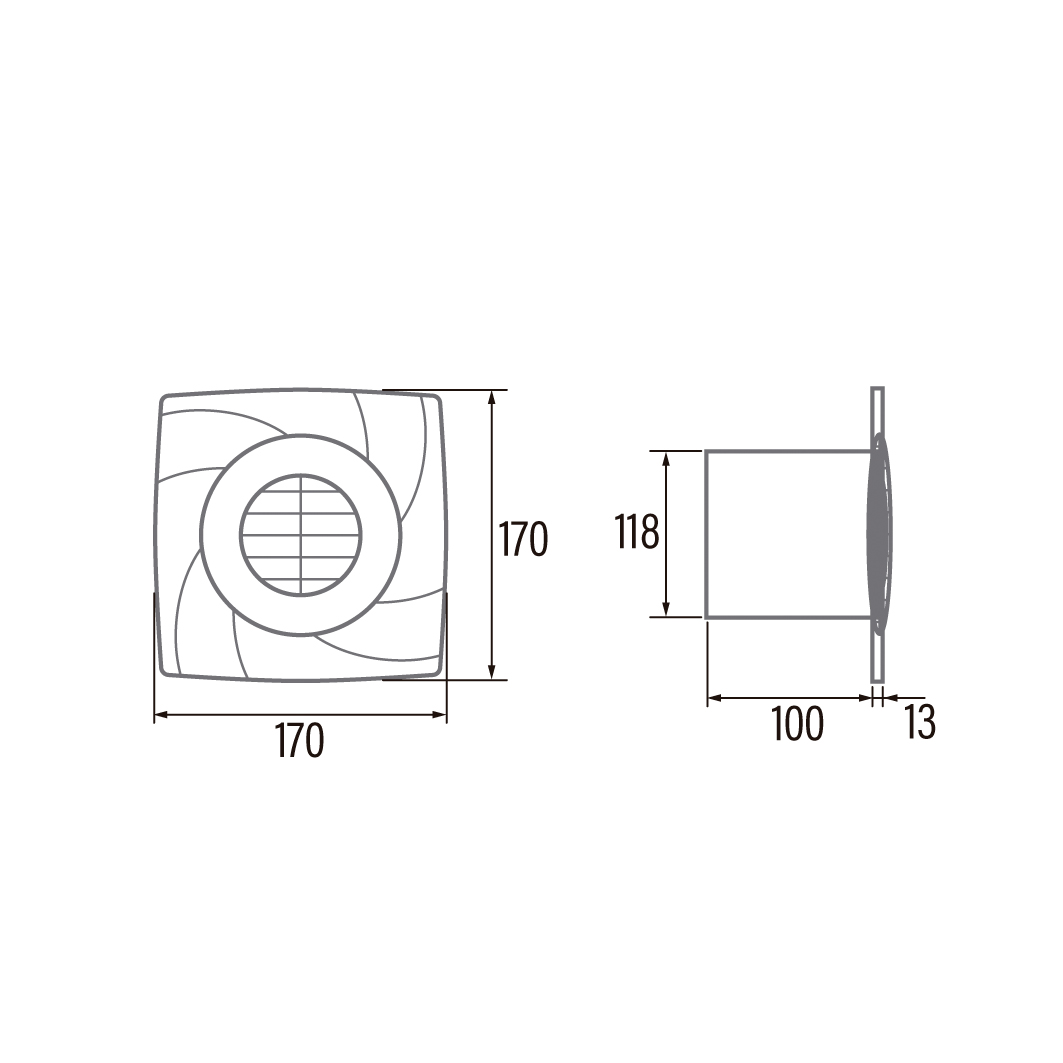 EXTRACTOR B12 PLASTICO 17 CTM.