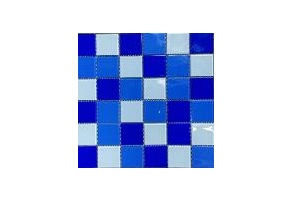 30 X 30 MALLA MOSAICO BLUE + WHITE CH 4001