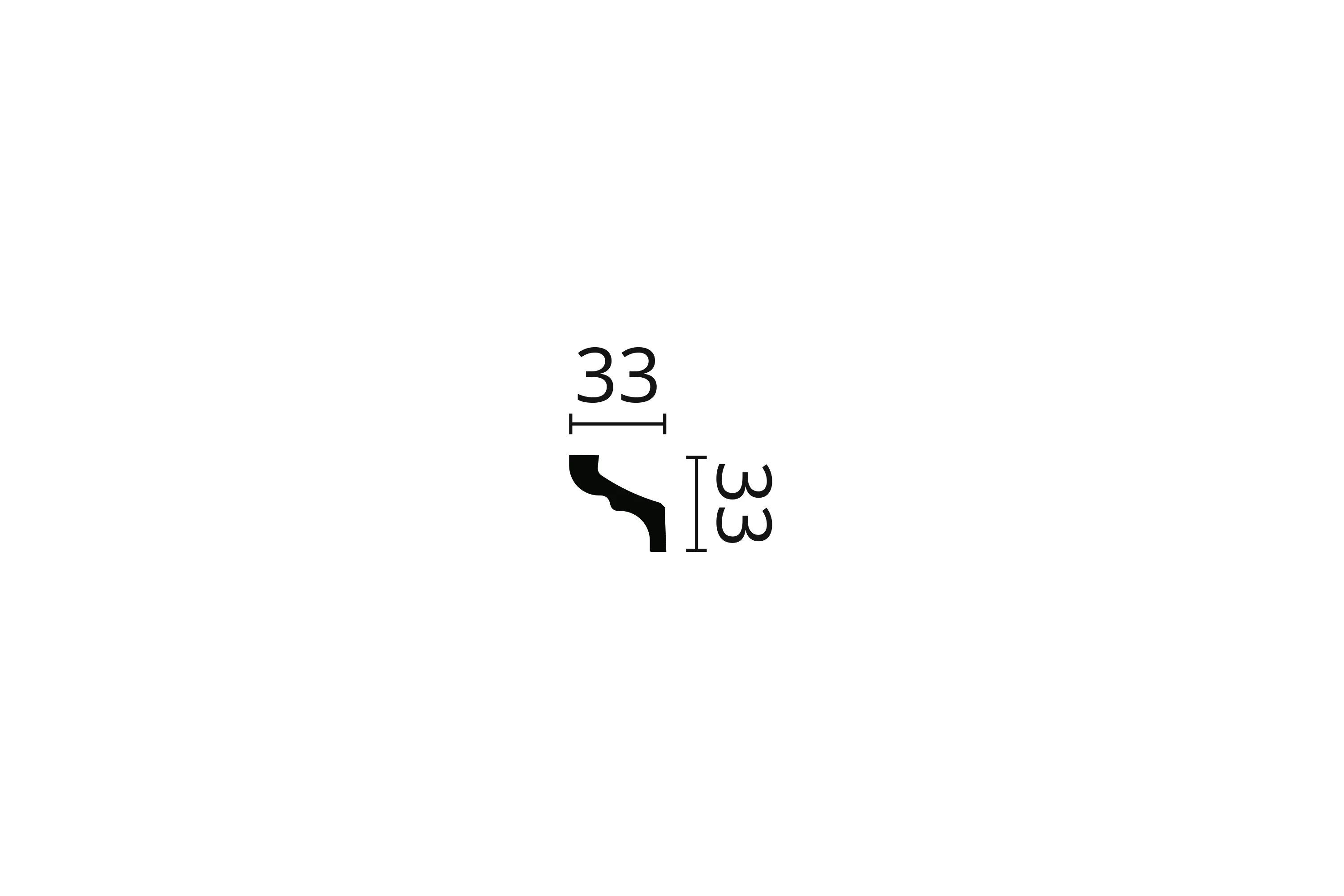 MOLD NOMASTYL  F 35 X 30  TIRA 2 MTS