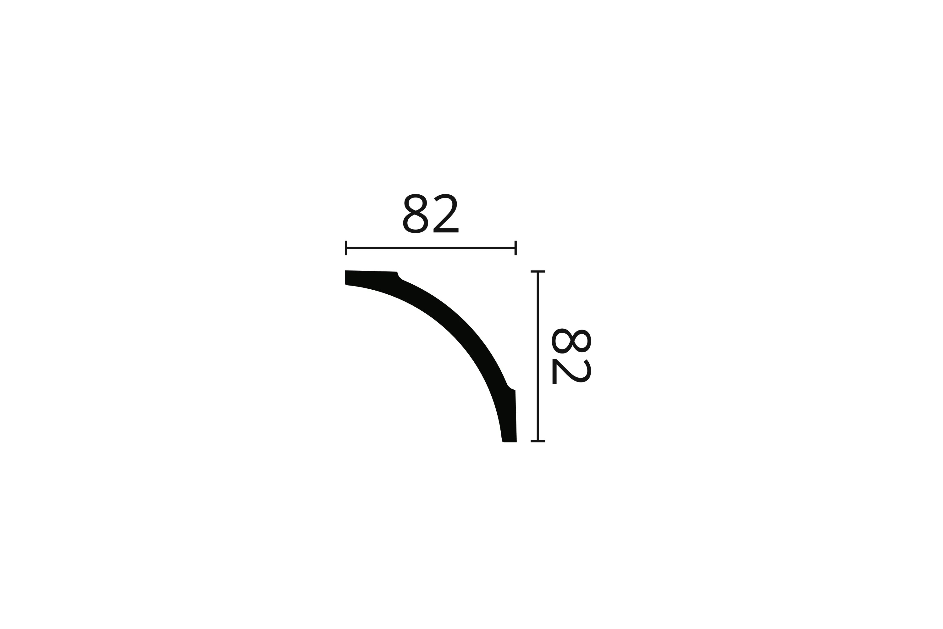 MOLD NOMASTYL B8  82 X 82 TIRA 2 MTS