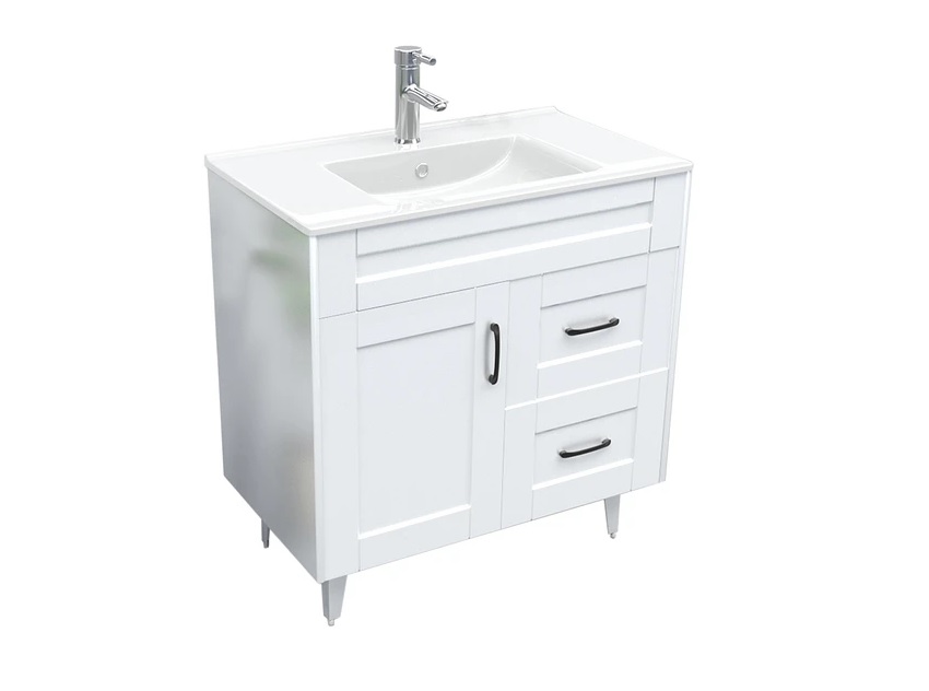 MUEBLE DELUXE 080 BLANCO CON PATAS