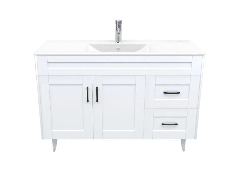 MUEBLE DELUXE 120 BLANCO CON PATAS