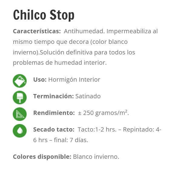 CHILCOSTOP CHILCORROFIN Galon
