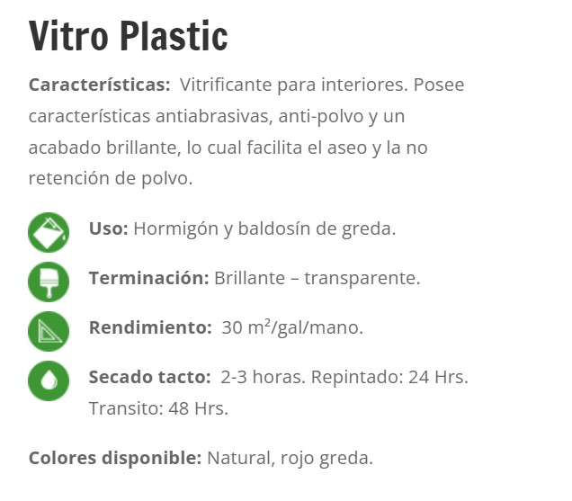 VITROPLASTIC NATURAL CHILCORROFIN Galon